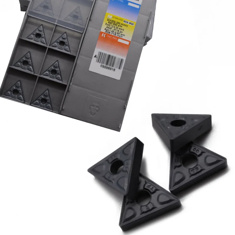 

10* TNMG220408-TF IC907 Cutter Milling Carbide Inserts TiC Coating Part Set Kit