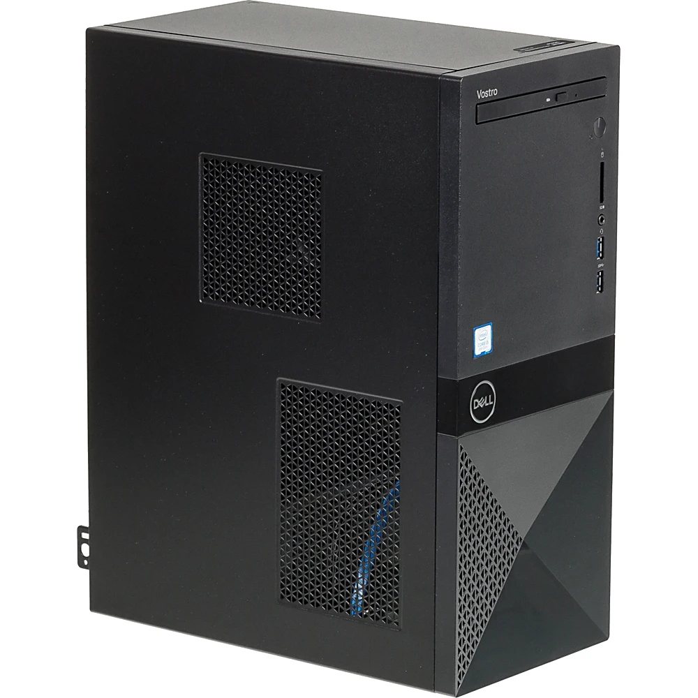 ПК Dell Vostro 3670 MT i3 8100/4Gb/1Tb 7.2k/GT710 2Gb/DVDRW/CR/Lin/kb/m/черный