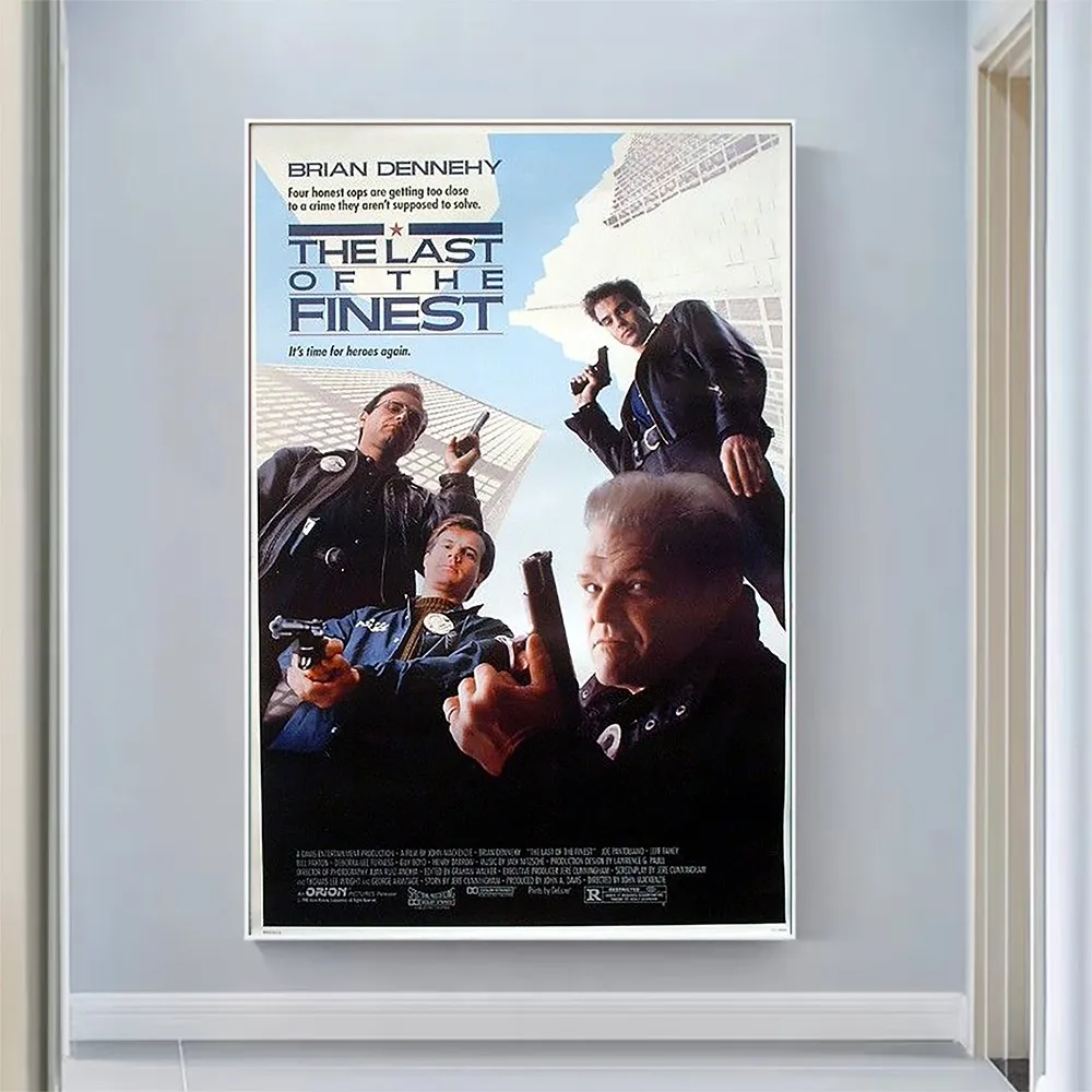 

V2068 The Last of the Finest Vintage Classic Movie Wall Silk Cloth HD Poster Art Home Decoration Gift