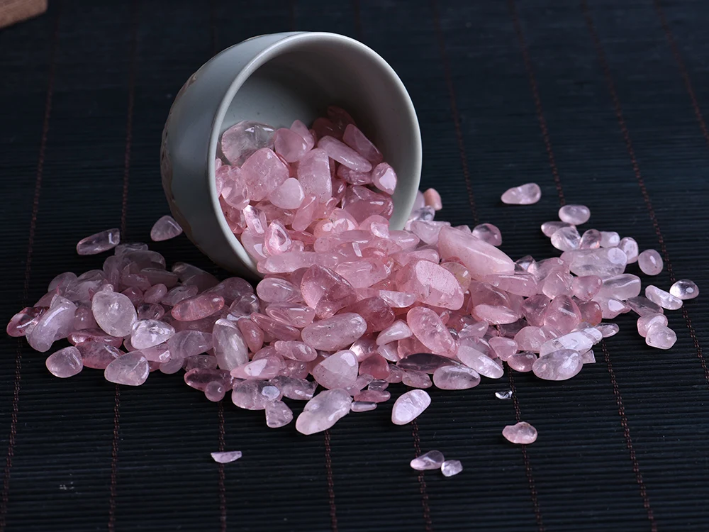 50 г/100 г натуральный кристаллический камень розовый кварц руды Магия ремонт точка Семья украшения Аквариум Камень полировка камень подарок