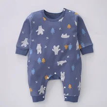 Детские комбинезоны с длинными рукавами, хлопковая одежда для новорожденных мальчиков 0-12 месяцев, ropa bebe комбинезон, детская одежда, Детские наряды для мальчиков