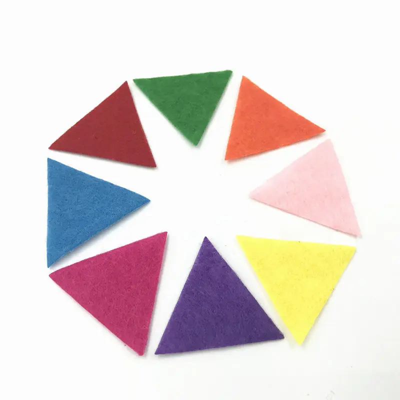DIY 200 шт смешанные цвета высечки геометрические формы войлочные аппликации скрапбукинг украшения 30 мм