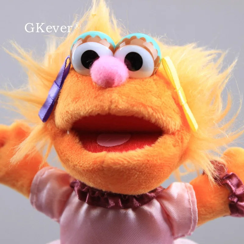 Sesame Street Schlüsselanhänge Zoe Plüsch Schlüsselbund weiche Puppe 5'' Plush 