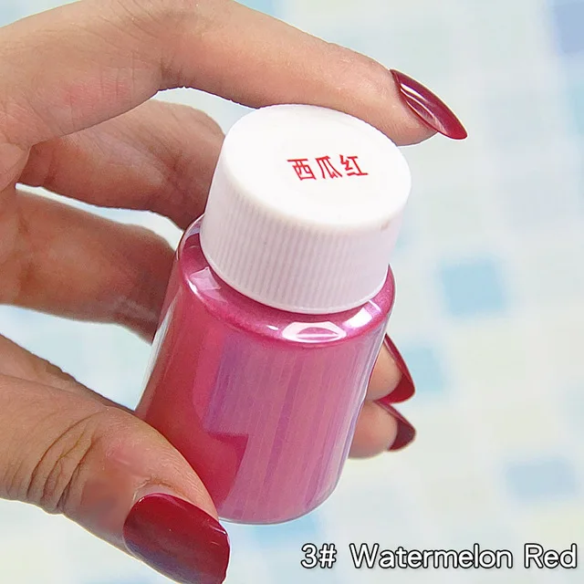 Слайм поставки 10 г искусство поделки жемчуг порошок Набор Lizuny порошок окраска пигмент кристалл глина Silt слюда блеск игрушки малыш - Цвет: Фиолетовый