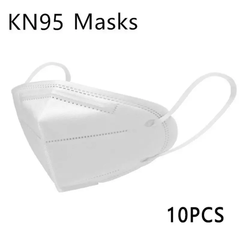 

N95 Mask Filters Half Face Dust Gas Mask KN95 Respirator Safety Protective Masks FFP3 Anti Dust Anti PM2.5 Fog Dust Mask 10pcs