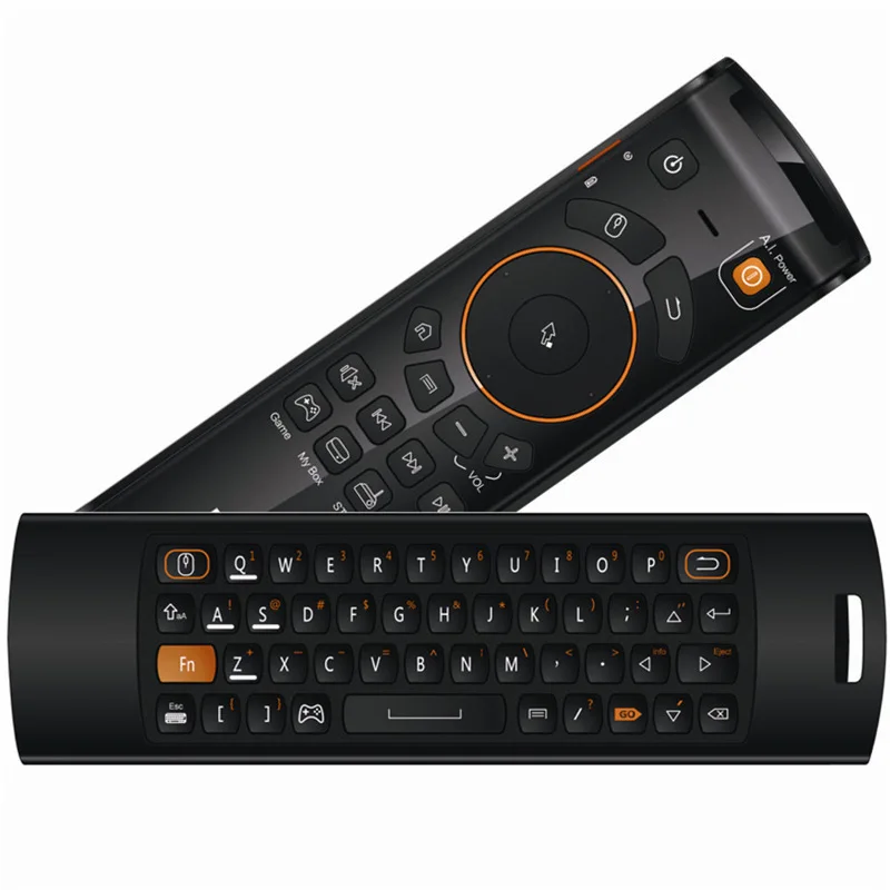 

Mele F10 Deluxe USB 2.4G Flymouse Wireless Mouse And Keyboard Built-in Lithium Somatosensory Learning