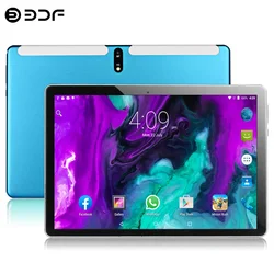 Tablette Pc Android 10.1 de 10.0 pouces, Octa Core, 3G/4G LTE, fonction d'appel téléphonique, double SIM, Bluetooth, WiFi, GPS, panneau en verre, nouveauté 