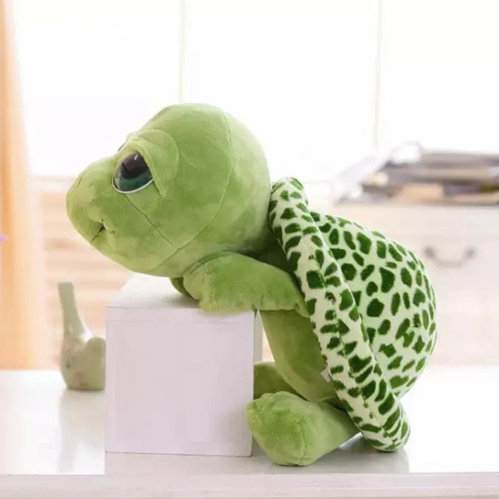 20 см плюшевая игрушка Черепаха из мультфильма зеленые большие глаза плюшевая Черепаха Животное плюшевая игрушка подарок на день рождения Рождественский подарок#20