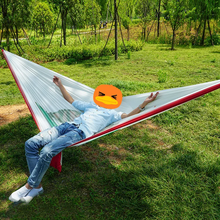 

[Wolf E] Digital Printing Hammock Anti-Tear Parachute Hammock Outdoor Camping Swing