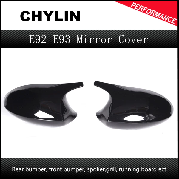 

E92 E90 Mirror Cover Caps M3 Style ABS 1:1 Replacement Part for BMW 3 Series E92 E93 06-09 E90 E91 05-07 Rear View Mirror