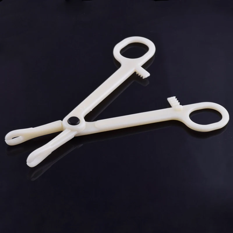 

Profession Plastic Disposable Body Piercing Plier Round Open Clamp Body Ear Lip Navel Nose Tongue Piercing Forcep Tool