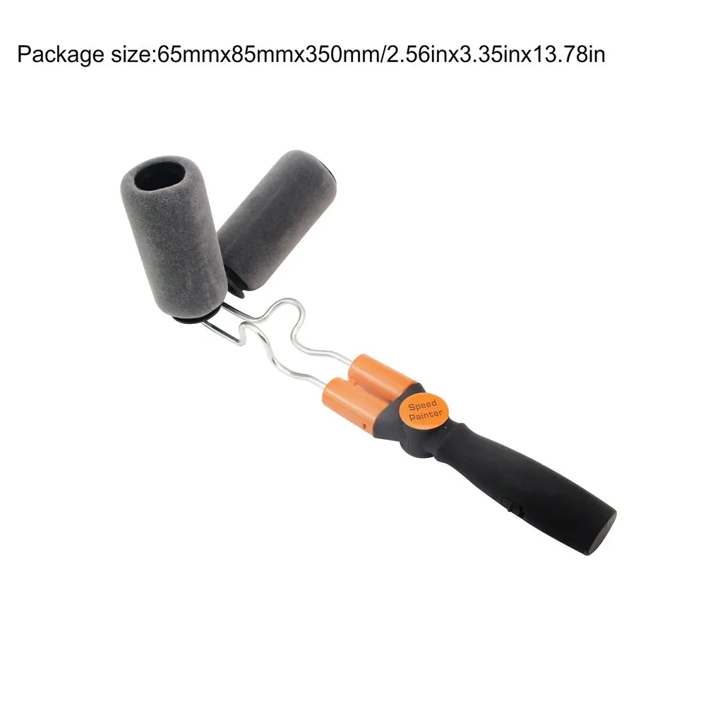 Telescopic Rod Seamless Roller Paint Brush Set Double Paint Runner Pro Kit Roller Wall Brush Set Track Painting Tool