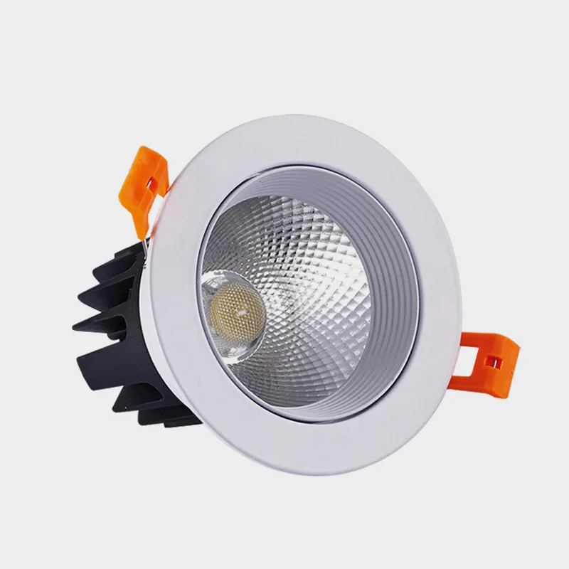 Встраиваемый cветодиодный Светильник Downlight Круглый анти-блики COB светодиодный локальный светильник 5 Вт 7 Вт 9 Вт 12 Вт светодиодный точечные потолочные светильники фоновые светильники Освещение в помещении