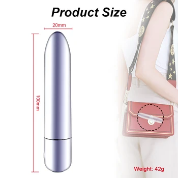 Upgrade Powerful Bullet Vibrator Mini USB Charging Female Clitoris G Spot Stimulator Adult Females Masturbator Erotic Sex Toys 2