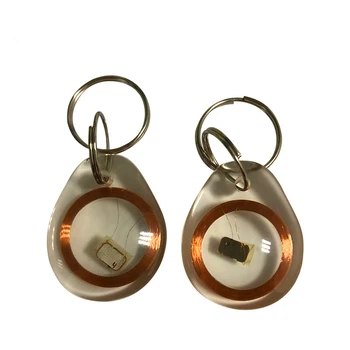 

10Pcs Transparent 13.56Mhz 1K S50 F08 NFC Tags FM11RF08 Access Control Card IC Coin Keyfobs ISO14443ABlock 0 Sector Writable