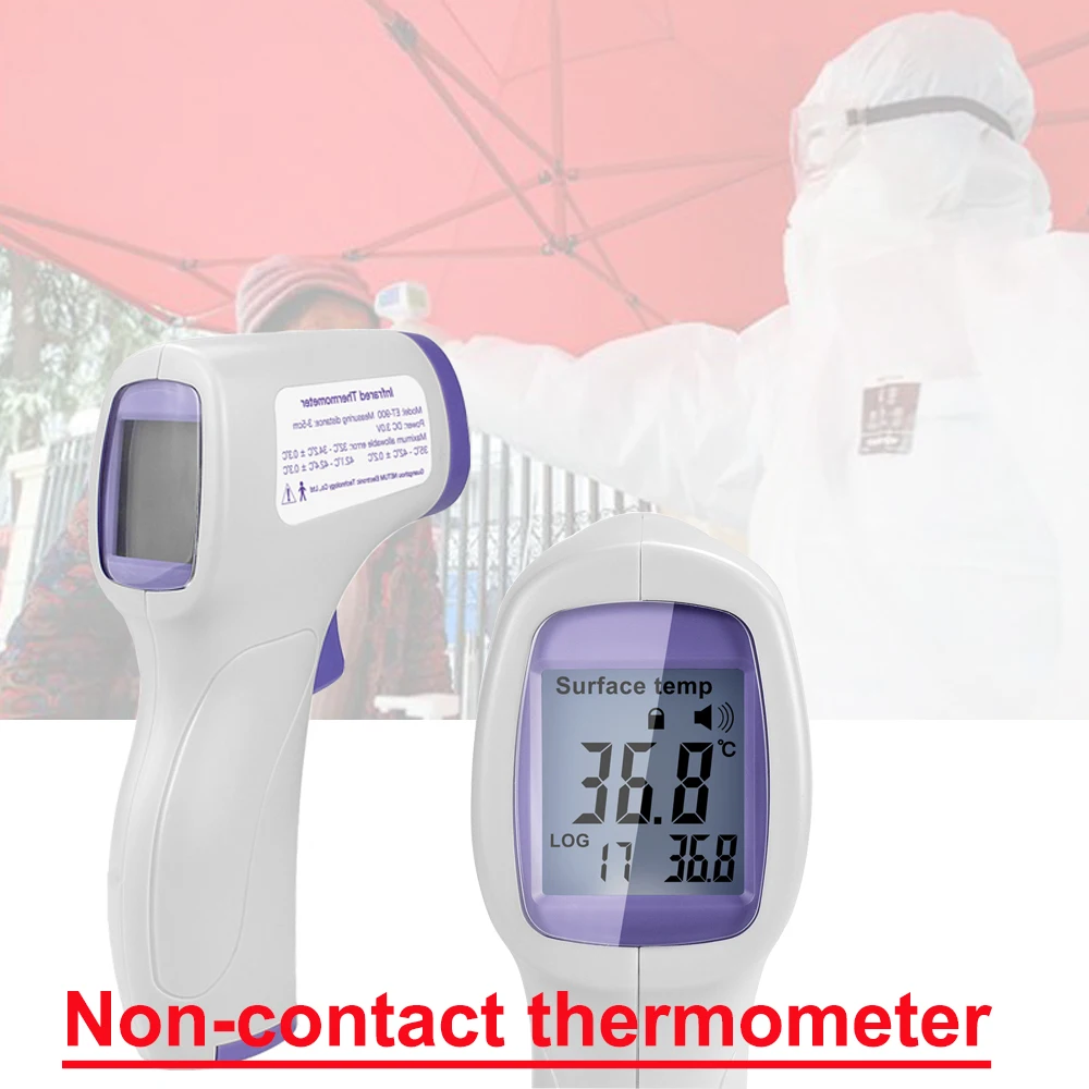 

Digital Thermometer Infrared Forehead Body Thermometer Gun Non-contact Forehead gun Measurement Device for Baby/Adult
