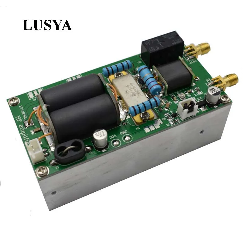 Lusya &quotсделай сам&quot 100 Вт SSB Линейный Усилитель Мощности HF для YAESU FT 817 KX3 Heastink Cw AM FM C4