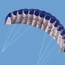 Открытый спортивный двойной линии трюк парафойл кайт 1,4 м мощный мягкий кайт с ручкой 30 м линия пляжный кайт для начинающих