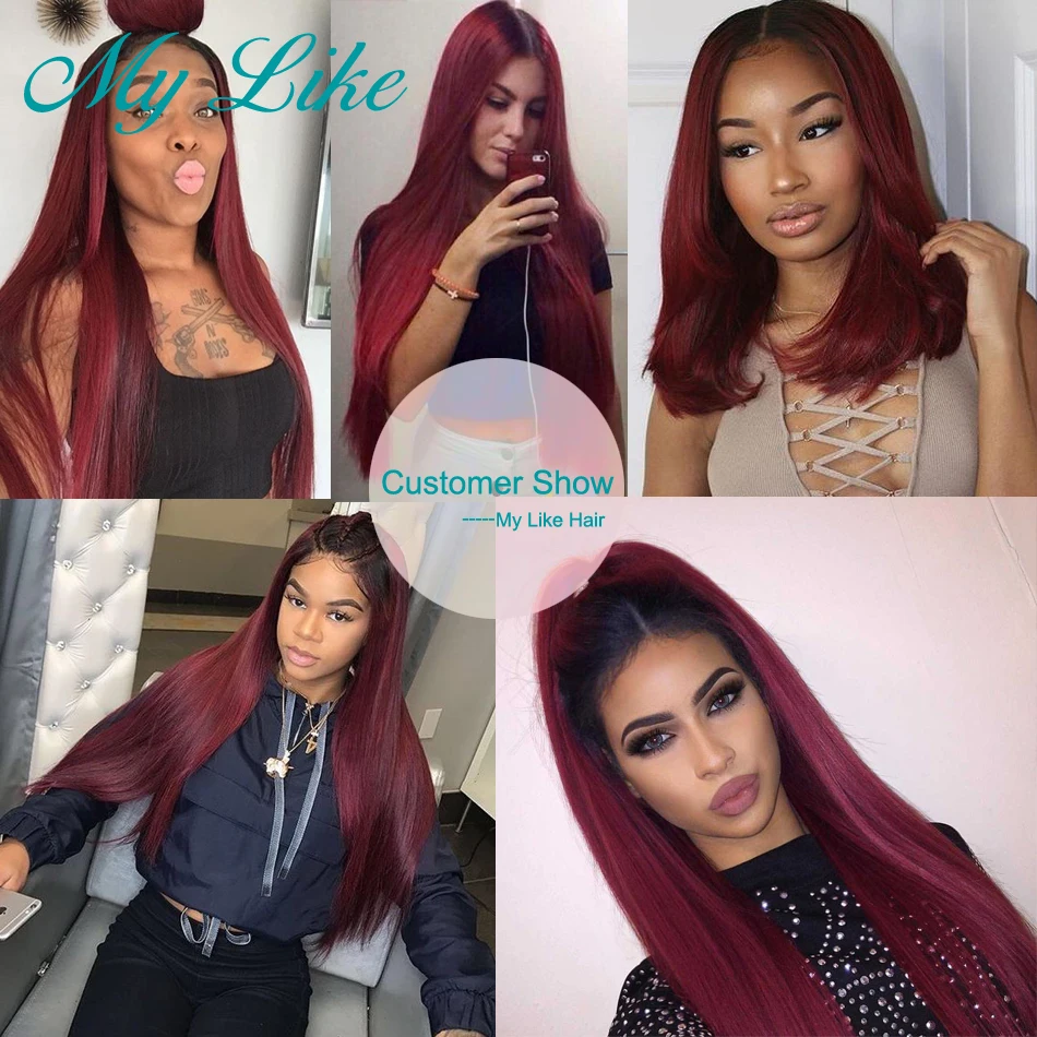 1b 99j lace front wig 12