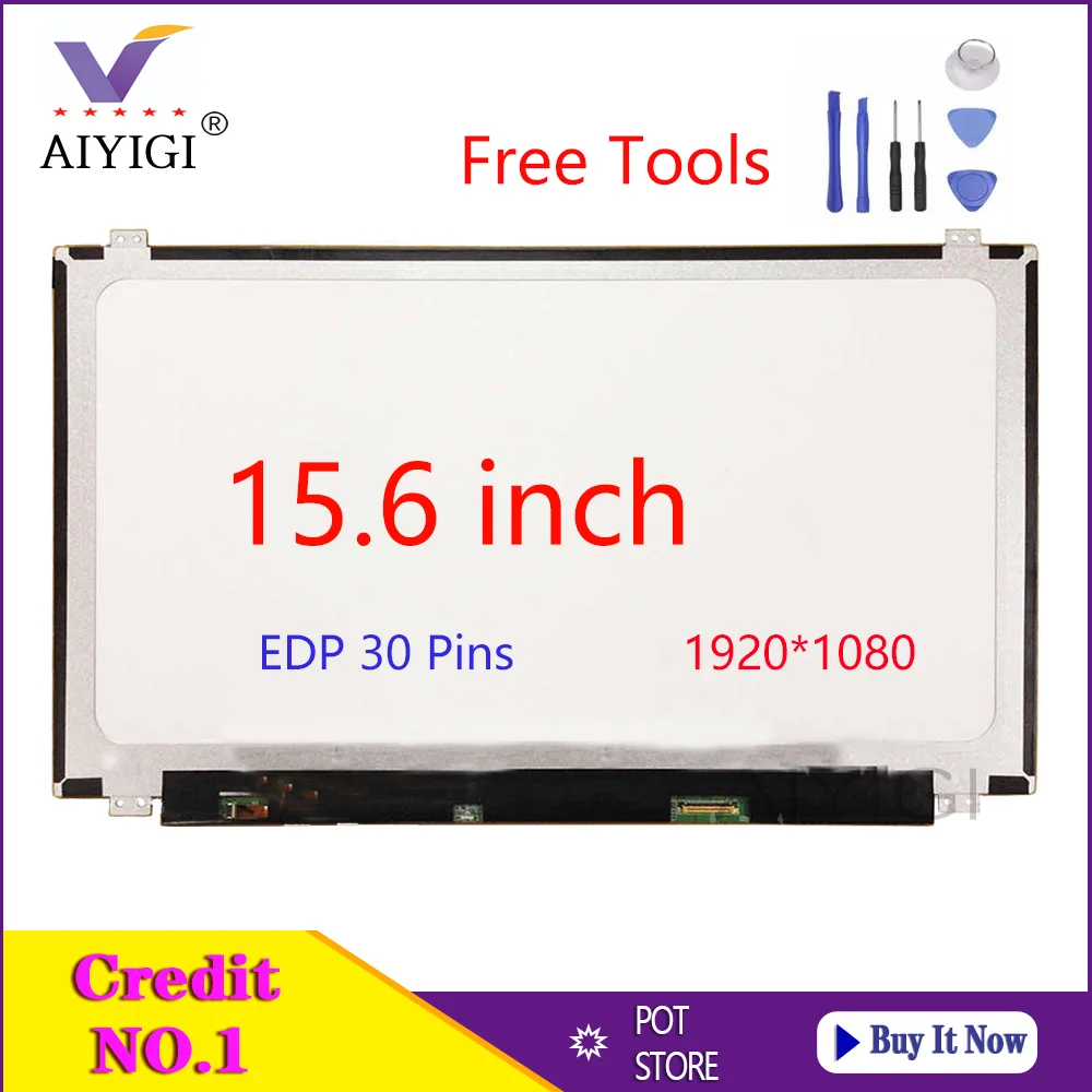 15.6 Inch Laptop Led Lcd Screen For Dell Inspiron 15 5567 7557 7567