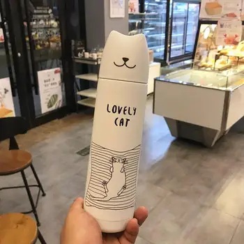 

Cute Insulated Cup Male and Female Students Korean Portable Stainless Steel Cartoon Cup Creative Vacuum Tea Cup Hydro Flask