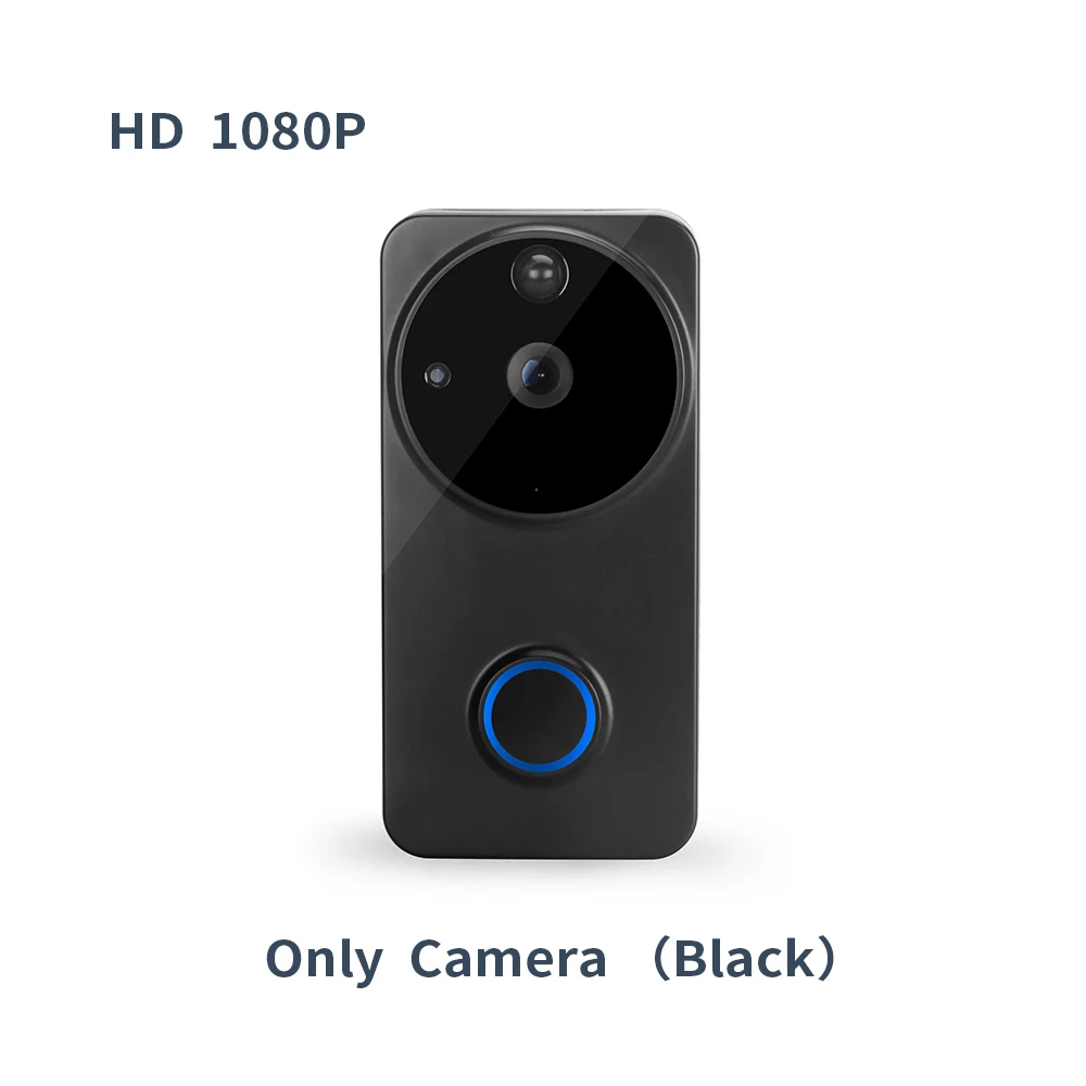 Умный видео дверной звонок беспроводной Wi-Fi 1080P камера водонепроницаемая крышка инфракрасный пульт дистанционного записи домашний контроль безопасности звонок дверь Dhone - Цвет: option 2