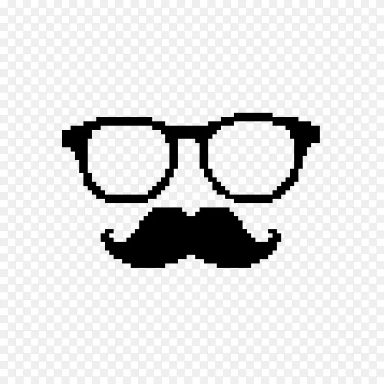 太阳镜像素艺术眼镜png图片素材免费下载 图片编号 Png素材网