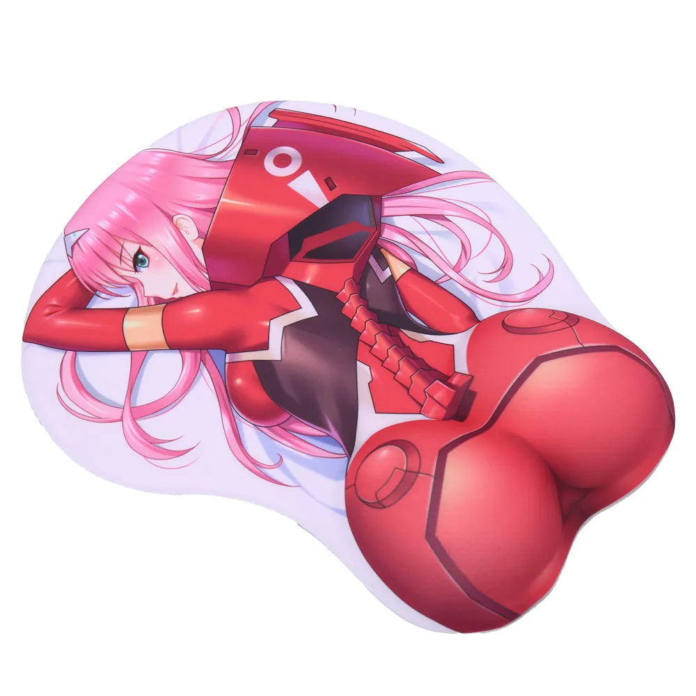 Darling in the Franxx Zero Two 3D Mouse Pad with Soft Wrist Rest