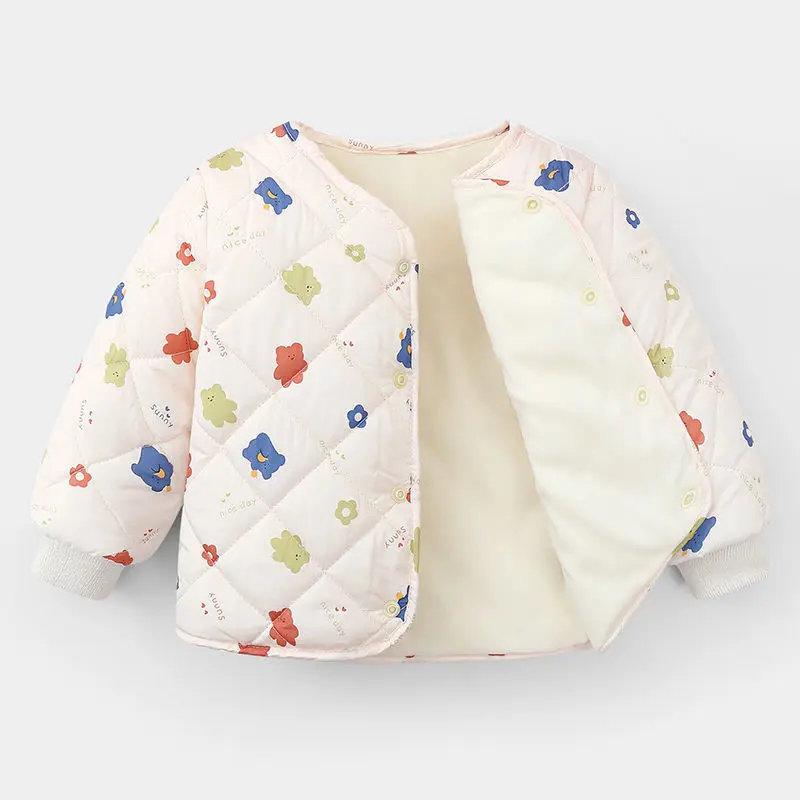 2022  ܿ ̺     Thicken Waistcoat Kids ѿ β   Ʈ Parkas Girls Jackets