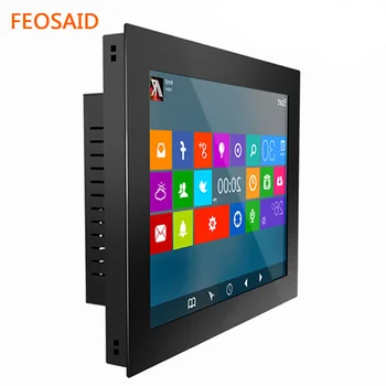 

Feosaid 12.1 inch All In One PC Industrial computer win7 system embedded computer touch resistance single touch Mini computer 12