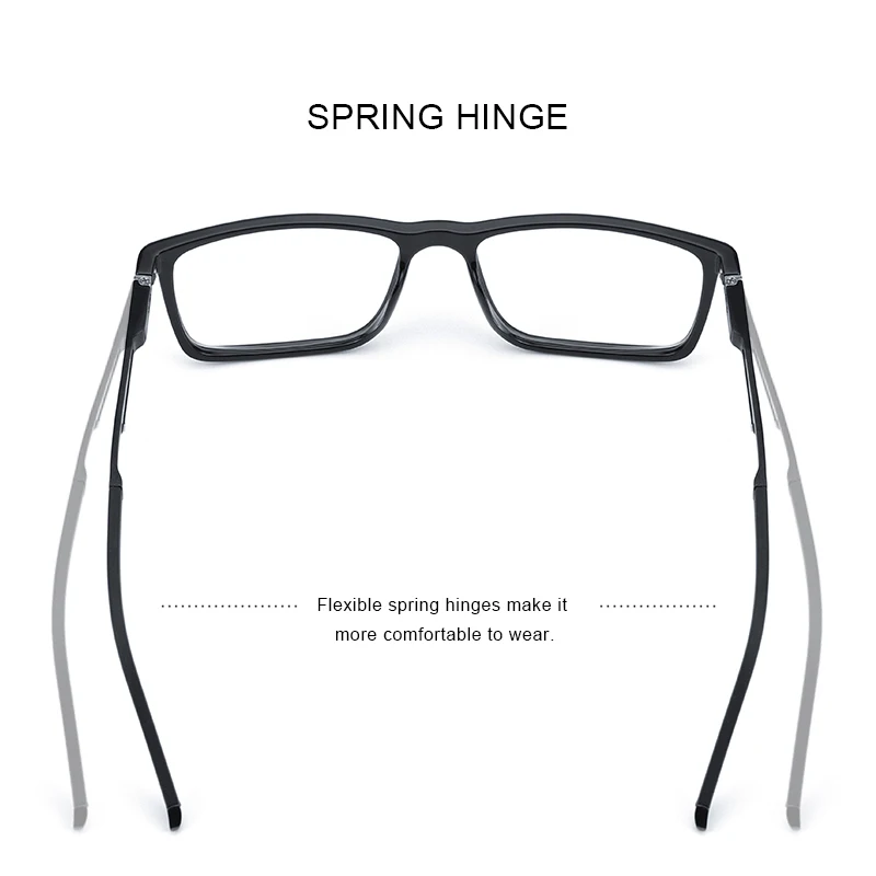 MERRYS DESIGN-gafas deportivas para hombre, montura de aluminio con patas  de silicona, gafas graduadas para miopía, S2101 - AliExpress