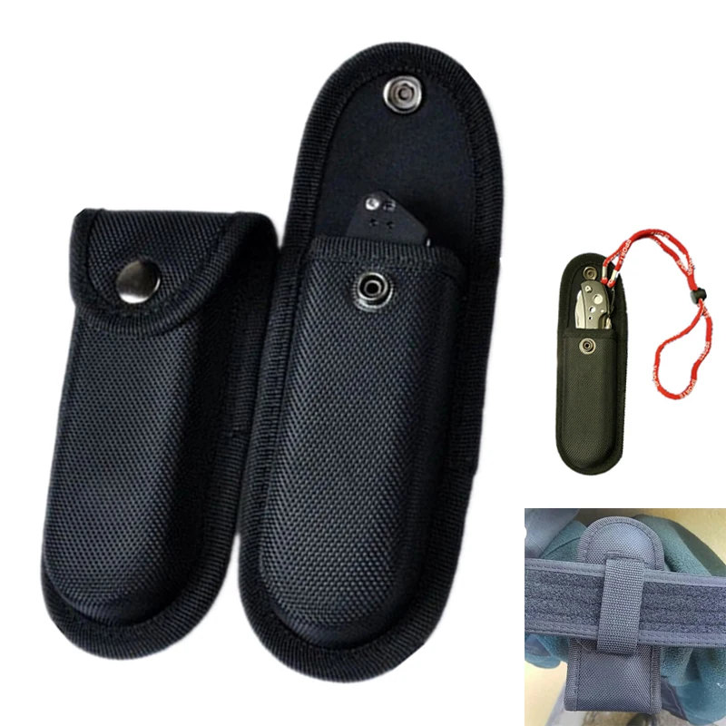 Flashlight Holder Fold Knife Bag Camp Outdoor kit Tool Pouch Plier Case Sheath Waist Nylon Storage belt loop Pocket Carry pack folding knife tool bags flashlight pouch pocket knives camping knives knife sheaths