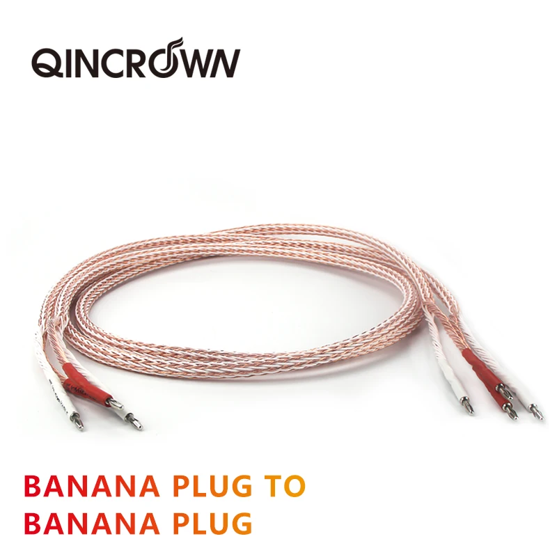 QINCRQWN аудио Hi end DIY HIFI plateado Y forma de pala a banana enchufes|Кабели VGA| |