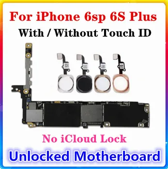 

For iphone 6s plus Motherboard With Touch ID/without Touch ID,100% factory unlocked for iphone 6sp Logic boards IOS update