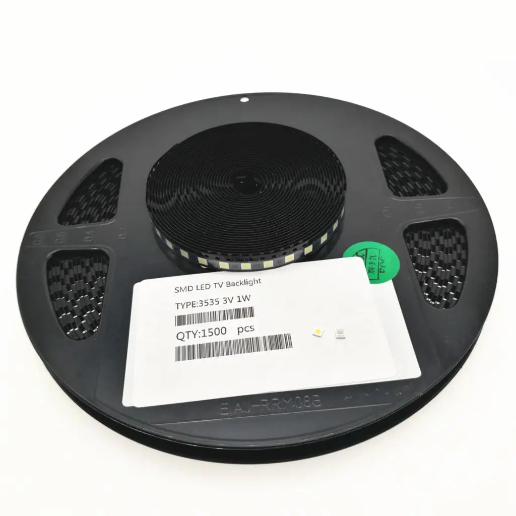 Подсветка телевизора 50 шт. 1000 ПК Диоды 1 Вт 3 в 3535 SMD LED Televisao холодный белый 3537 ЖК