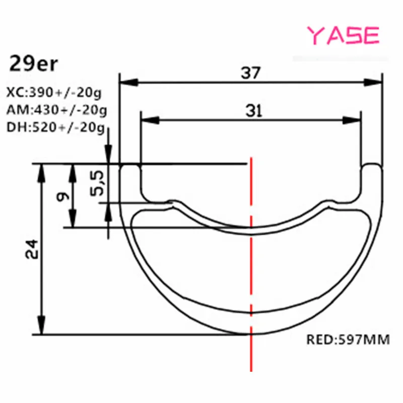 YASE карбоновые Колеса 29 колеса 37x24 мм бескамерные mtb дисковые колеса NOVATEC D791SB 792SB boost 100x15 148x12 mtb колеса 29er