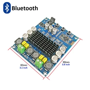 

XH-M548 Bluetooth Dual Channel 120W Digital Power Amplifier Board TPA3116D2 Bluetooth Digital Audio Amplifier Board DIY