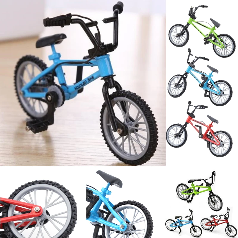 1 шт. Пальчиковый bmx велосипед игрушки для мальчиков мини с тормозным тросом сплав