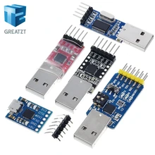 Cp2102 usb 2.0 para uart ttl 5pin conector módulo serial conversor stc substituir ft232 ch340 pl2303 cp2102 micro usb para aduino