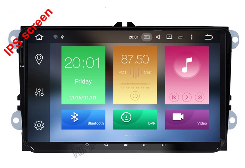 Sale 9"2din Android 9.0 GO car radio GPS navig for Volkswagen Skoda Octavia Golf 5 6 touran passat B6 Jetta polo tiguan stereo WIFI 17