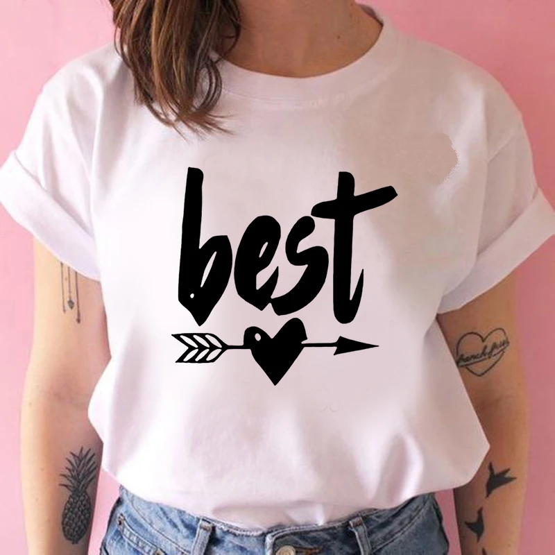 Fashion Women T Shirt Harajuku better best letter Tshirt 90s Painting Ulzzang Casual Tops Tees T-shirt Female Clothes