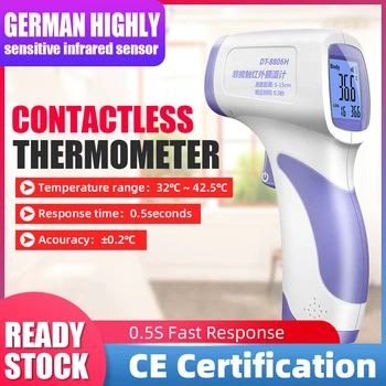 

CEM Human Body Temperature Measurement Tool Non-contact Handheld Infrared Temperature Measuring Gun High Precision Alarm
