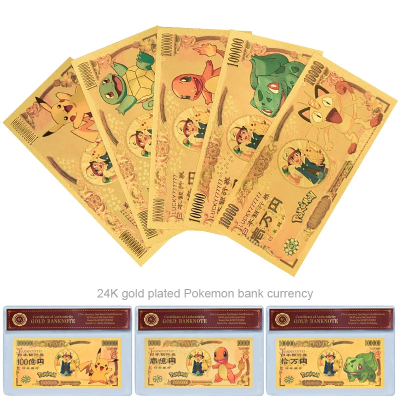 TAKJARA TOMY Pokemon PTCG TCG настольные игровые карты коллекции памятная монета 24K