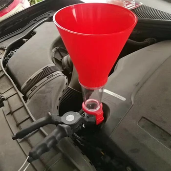

Universal Car Engine Oil Funnel Adjustable Gasoline Special Funnel Filling Equipment Priming Funnel Filling Oil Charging System