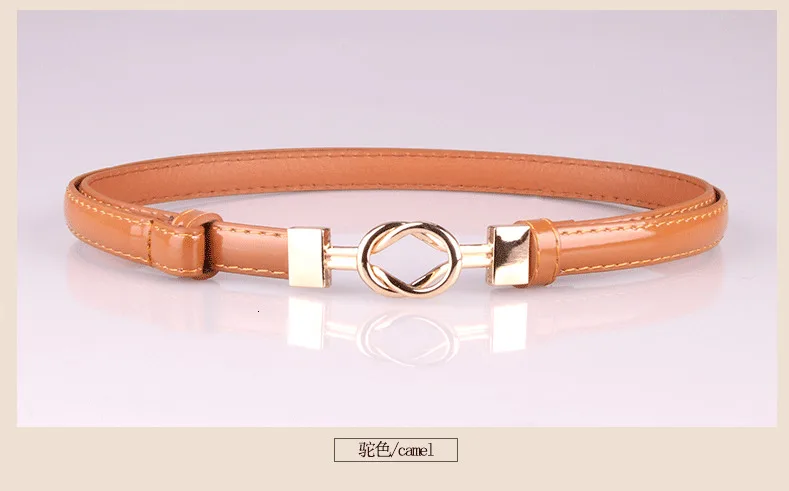 Женский эластичный регулируемый пояс из искусственной кожи с элегантной золотой пряжкой тонкий пояс для женского платья Cinto аксессуары для свадебного пальто