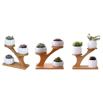 

Ceramic Oblate Flowerpot Treetop Bamboo Stand (excluding Plants) Garden Pots & Planters Flower Pots & Planters
