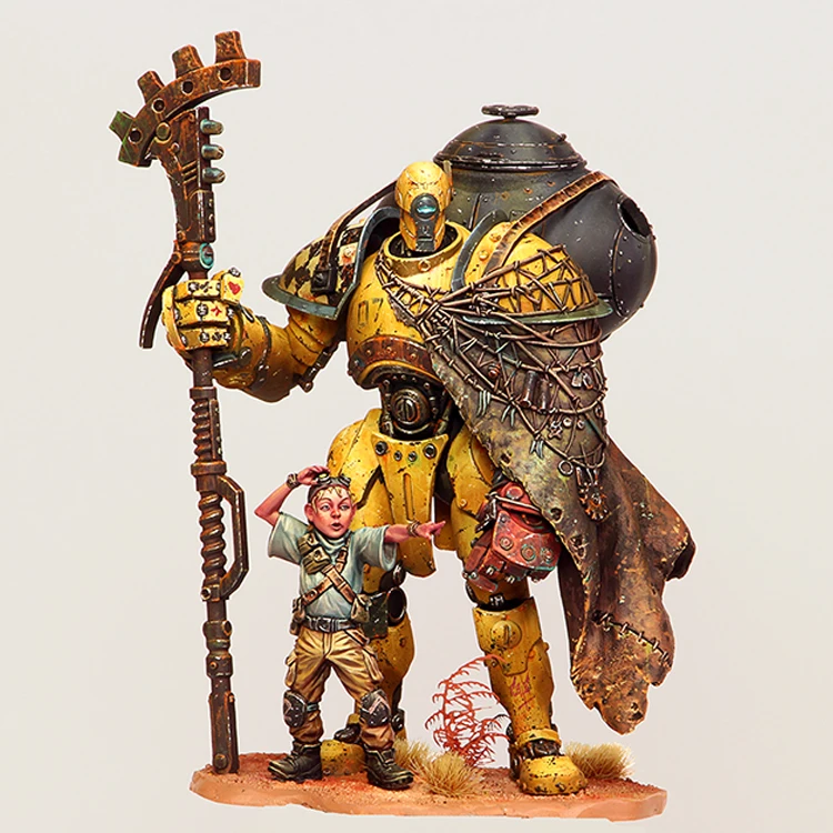 1/24 шкала resin Смола mech Warrior Guardian Коллекционная фигурка