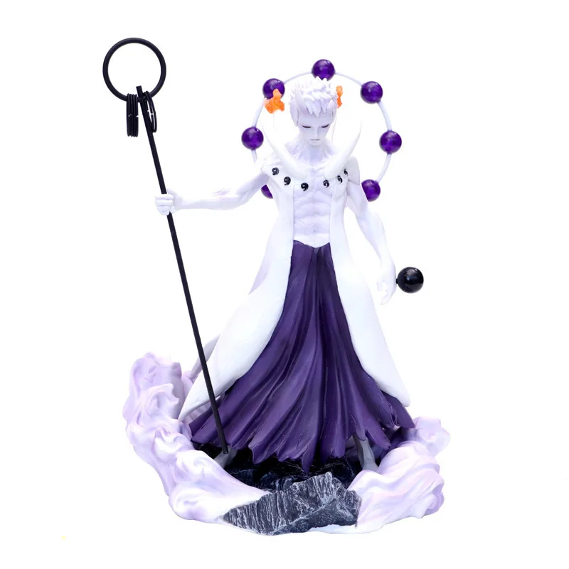Lensple Naruto Ōtsutsuki Hagoromo экшн фигурка Madara Uchiha Obito Rikudou Sennin Mode с оружием аниме