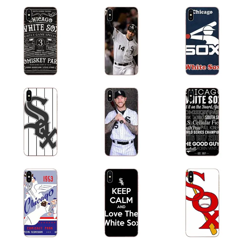 

Soft TPU Art Print For Galaxy Alpha Note 10 Pro A10 A20 A20E A30 A40 A50 A60 A70 A80 A90 M10 M20 M30 M40 Chicago White Sox