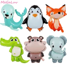 

Cartoon Animal Foil Balloon Squirrel Panda Tiger Helium Ballon Inflatable Globos Birthday Party Favor Kids Toy Baby Shower Decor